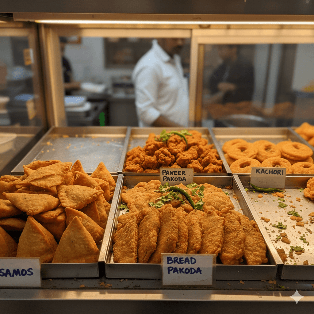 Hot Snacks - Samosa, Kachori, Pakoda