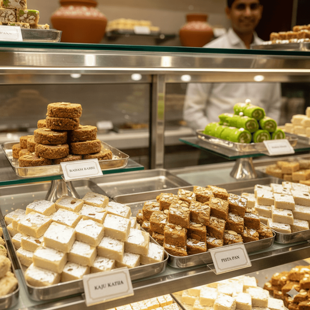 Premium Sweets - Kaju Katli, Barfi